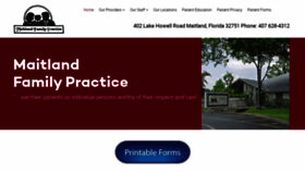 What Maitlandfamilypractice.com website looked like in 2019 (4 years ago)