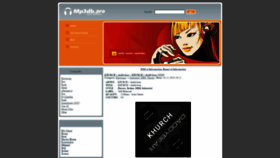 What Mp3db.me website looked like in 2019 (4 years ago)