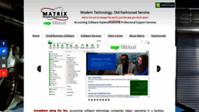 What Matrixintegrated.com website looked like in 2019 (4 years ago)