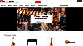 What Musicmartonline.com website looked like in 2019 (4 years ago)