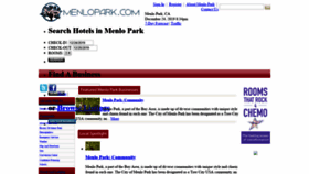What Menlopark.com website looked like in 2019 (4 years ago)