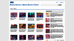 What Mybarbiemovies.blogspot.com website looked like in 2019 (4 years ago)
