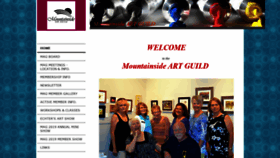 What Mtnsideartguild.org website looked like in 2019 (4 years ago)