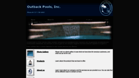 What Myoutbackpools.com website looked like in 2019 (4 years ago)