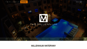 What Millenniumonewaterway.com website looked like in 2019 (4 years ago)