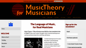 What Music-theory-for-musicians.com website looked like in 2019 (4 years ago)