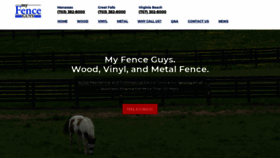 What Myfenceguys.com website looked like in 2019 (4 years ago)