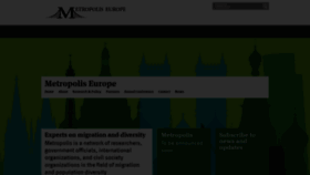 What Metropoliseurope.org website looked like in 2019 (4 years ago)