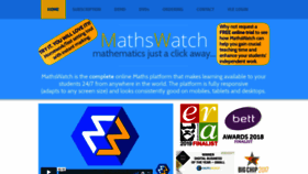 What Mathswatch.co.uk website looked like in 2019 (4 years ago)