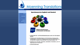 What Moenning-translations.de website looked like in 2019 (4 years ago)