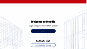 What Moodle.yorku.ca website looked like in 2019 (4 years ago)