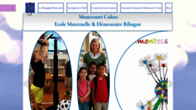 What Montessoricolors.com website looked like in 2019 (4 years ago)