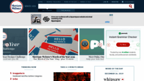 What M-w.com website looked like in 2019 (5 years ago)