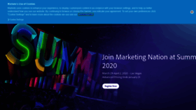 What Marketo.com website looked like in 2019 (4 years ago)