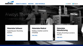 What Materialise.com website looked like in 2019 (4 years ago)