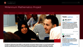 What Maths.org website looked like in 2019 (4 years ago)