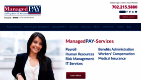 What Managedpay.com website looked like in 2019 (4 years ago)