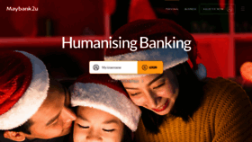 What Maybank2u.com.my website looked like in 2019 (4 years ago)
