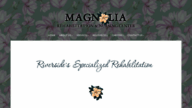 What Magnolia-rehab.com website looked like in 2019 (4 years ago)