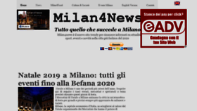 What Milan4news.com website looked like in 2019 (4 years ago)