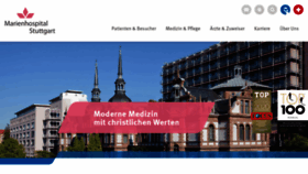 What Marienhospital-stuttgart.de website looked like in 2019 (4 years ago)