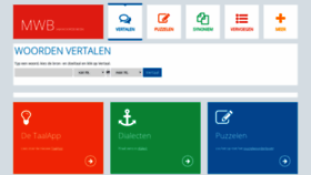 What Mijnwoordenboek.nl website looked like in 2019 (4 years ago)