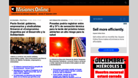 What Misionesonline.net website looked like in 2019 (4 years ago)