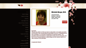 What Michellebergermd.com website looked like in 2019 (4 years ago)