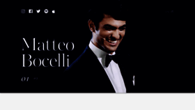 What Matteobocelli.it website looked like in 2019 (4 years ago)