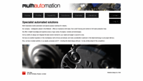 What Multiautomation.co.uk website looked like in 2019 (4 years ago)