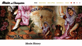 What Mesondelchampinon.com website looked like in 2019 (4 years ago)