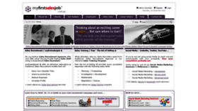 What Myfirstsalesjob.com.au website looked like in 2019 (4 years ago)