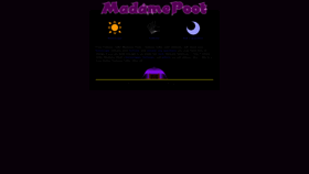 What Madamepoot.com website looked like in 2019 (4 years ago)