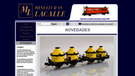 What Miniaturaslacalle.com website looked like in 2019 (4 years ago)