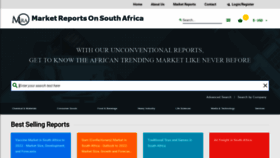What Marketreportsonsouthafrica.com website looked like in 2019 (4 years ago)