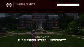What Msstate.edu website looked like in 2019 (4 years ago)
