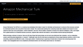 What Mturk.com website looked like in 2019 (4 years ago)
