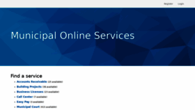 What Municipalonlinepayments.com website looked like in 2019 (4 years ago)