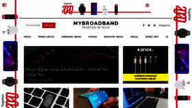 What Mybroadband.co.za website looked like in 2019 (5 years ago)