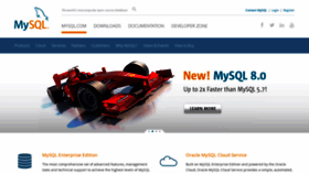What Mysql.com website looked like in 2019 (4 years ago)