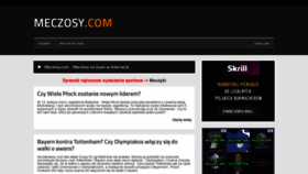 What Meczosy.com website looked like in 2019 (4 years ago)