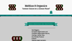 What Mobius8organics.com website looked like in 2019 (4 years ago)