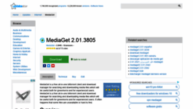 What Mediaget.updatestar.com website looked like in 2019 (4 years ago)