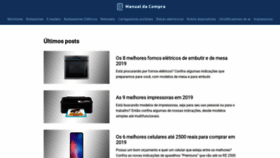 What Manualdacompra.com.br website looked like in 2019 (4 years ago)