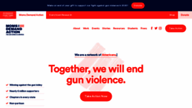 What Momsdemandaction.org website looked like in 2019 (4 years ago)