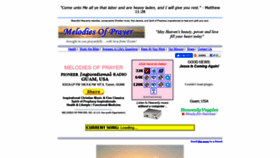 What Melodiesofprayer.com website looked like in 2019 (4 years ago)