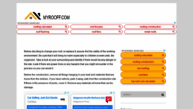 What Myrooff.com website looked like in 2019 (4 years ago)