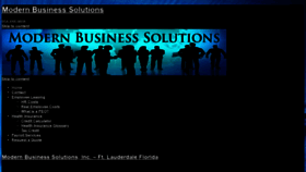 What Modernbusinesssolutions.net website looked like in 2019 (4 years ago)