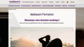 What Mediacom-studio.fr website looked like in 2019 (5 years ago)