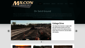 What Milcon-inc.com website looked like in 2019 (4 years ago)